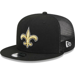New Orleans Saints New Era Youth Main Trucker 9FIFTY Snapback Hat - Black online