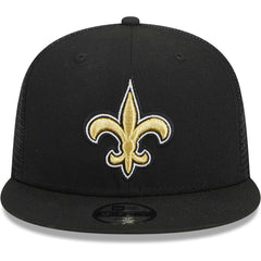 New Orleans Saints New Era Youth Main Trucker 9FIFTY Snapback Hat - Black online