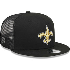 New Orleans Saints New Era Youth Main Trucker 9FIFTY Snapback Hat - Black online