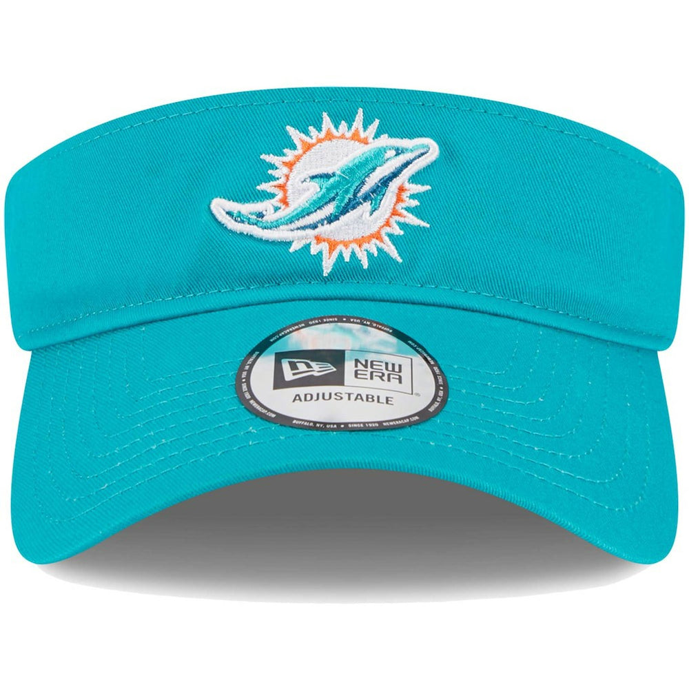 Miami Dolphins New Era Main Adjustable Visor - Aqua outlet