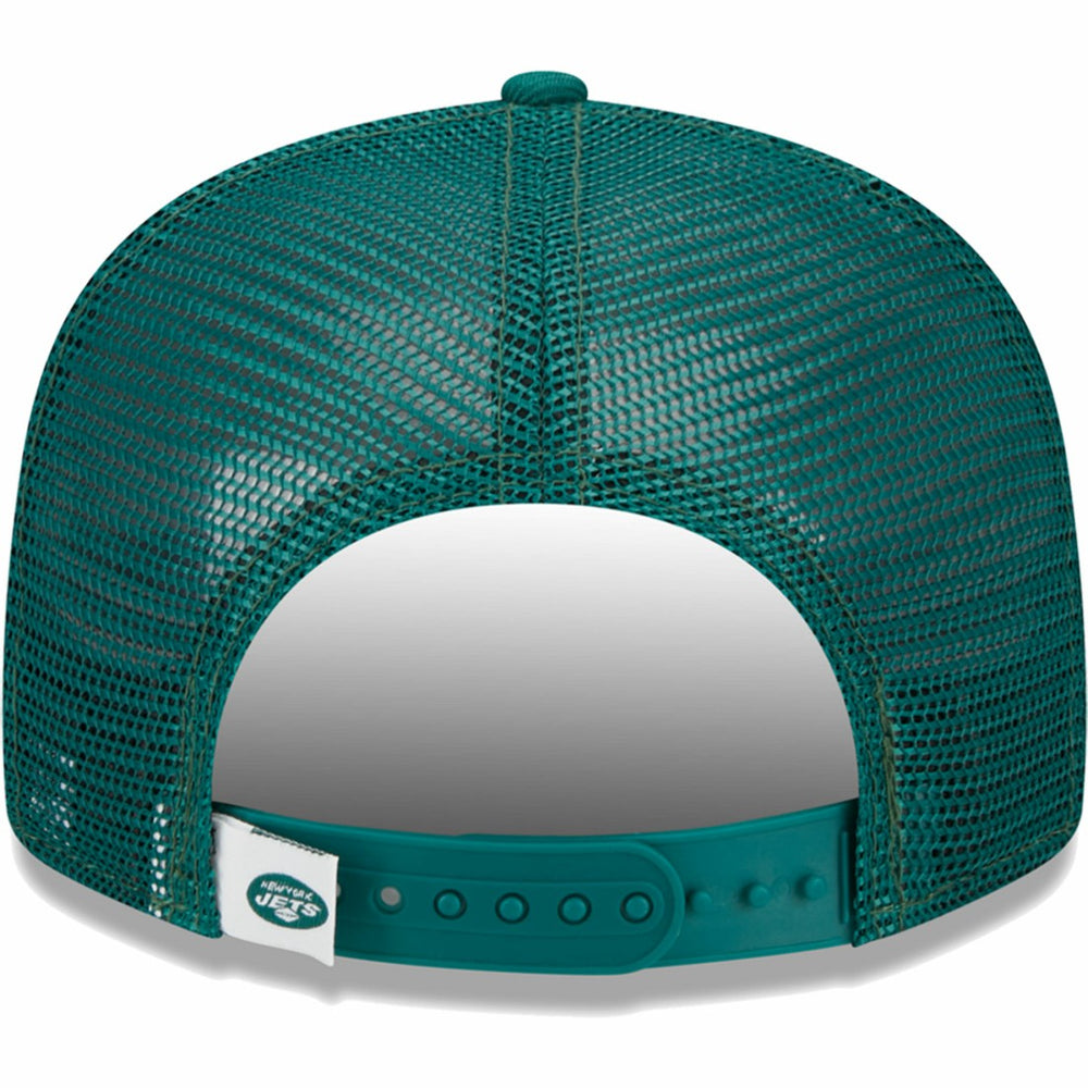 New York Jets New Era Youth Main Trucker 9FIFTY Snapback Hat - Green for sale