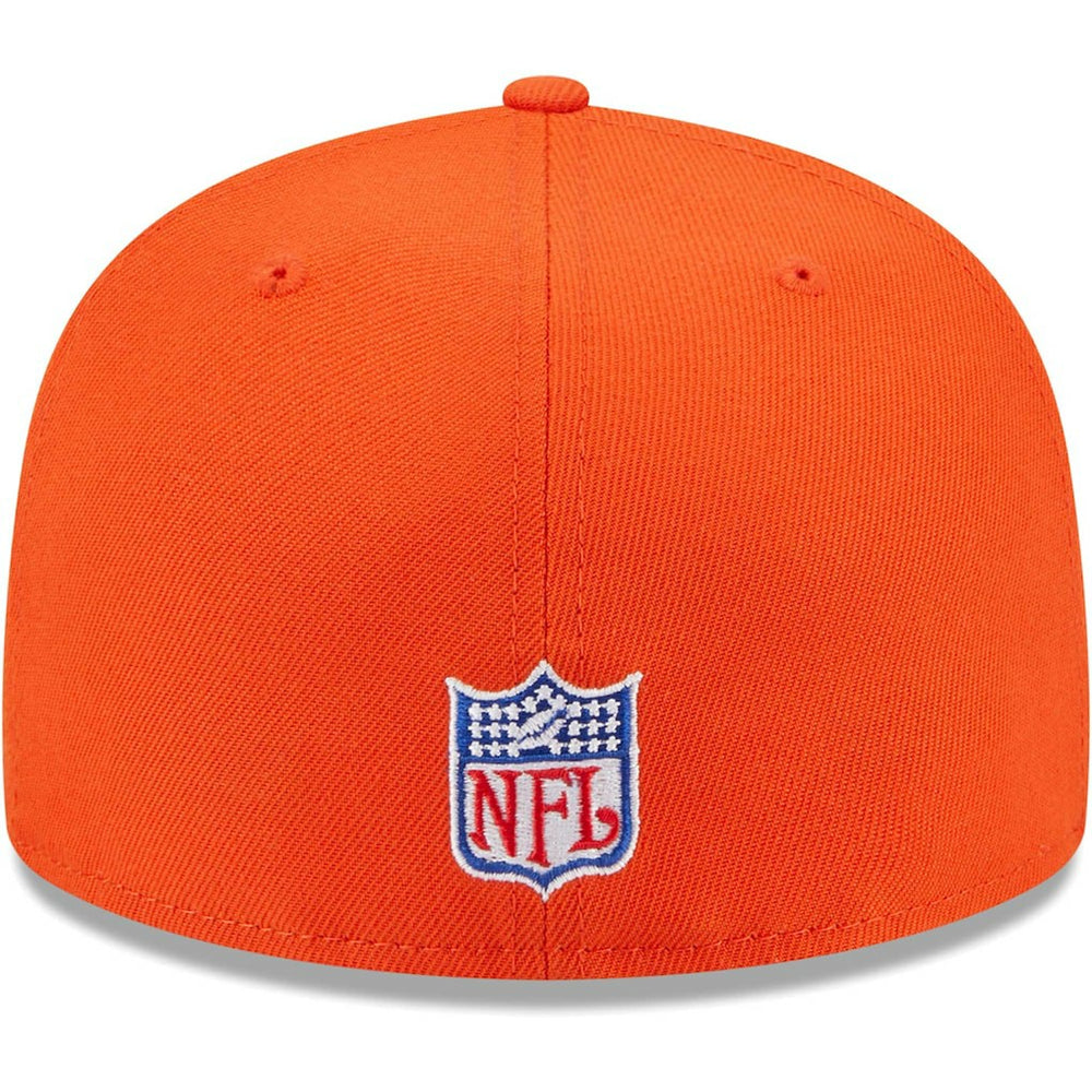 Chicago Bears New Era Throwback Main 59FIFTY Fitted Hat - Orange discount