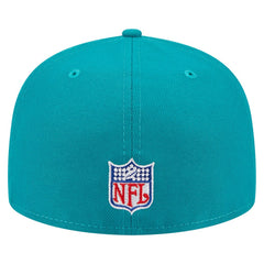 Miami Dolphins New Era Throwback Main 59FIFTY Fitted Hat - Aqua online