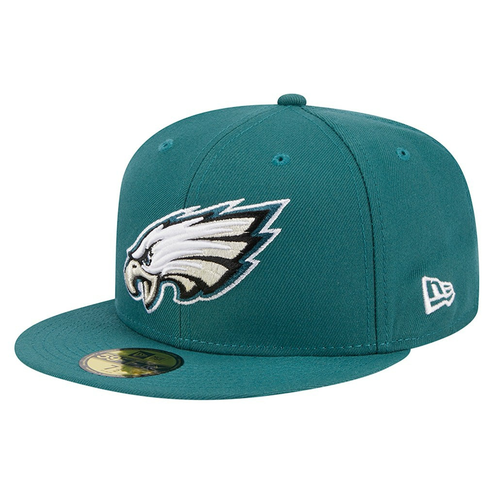 Philadelphia Eagles New Era Main 59FIFTY Fitted Hat - Midnight Green online