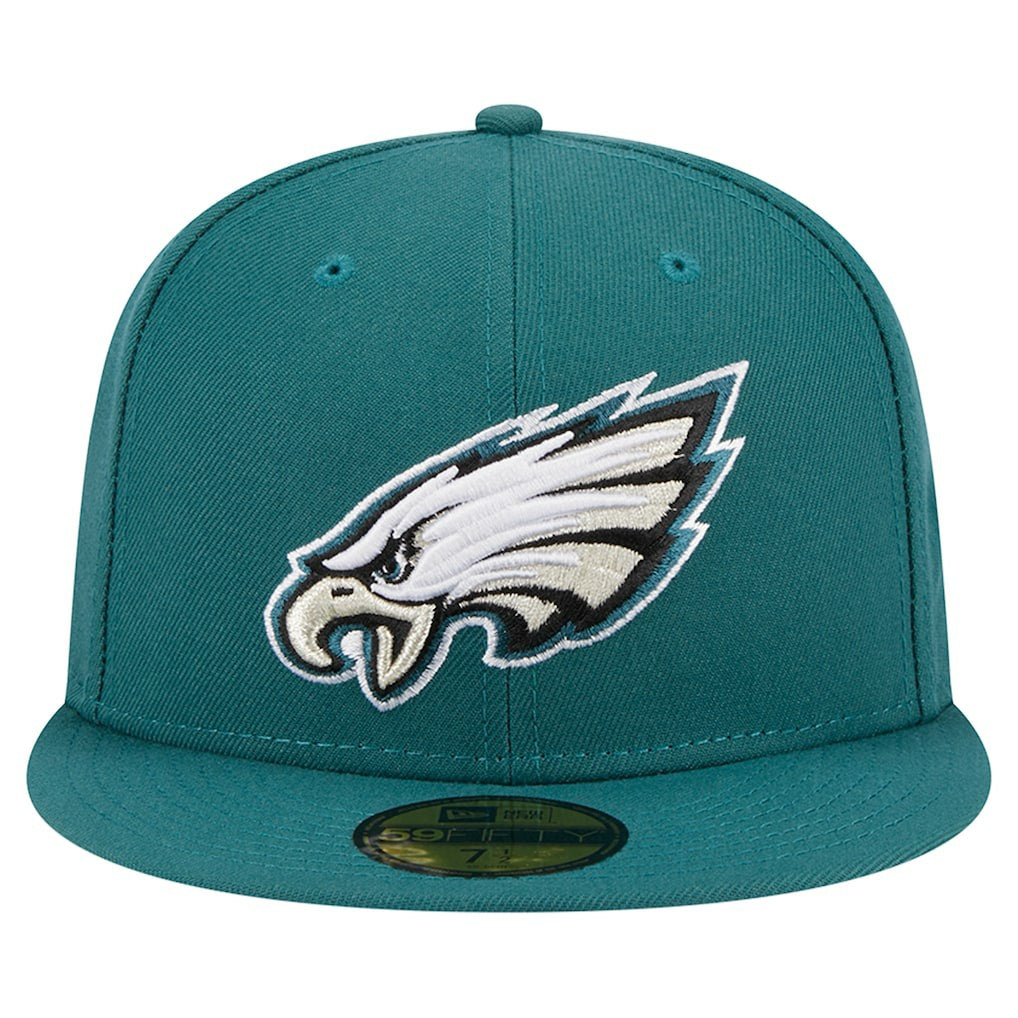 Philadelphia Eagles New Era Main 59FIFTY Fitted Hat - Midnight Green online