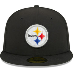 Pittsburgh Steelers New Era Main 59FIFTY Fitted Hat - Black online
