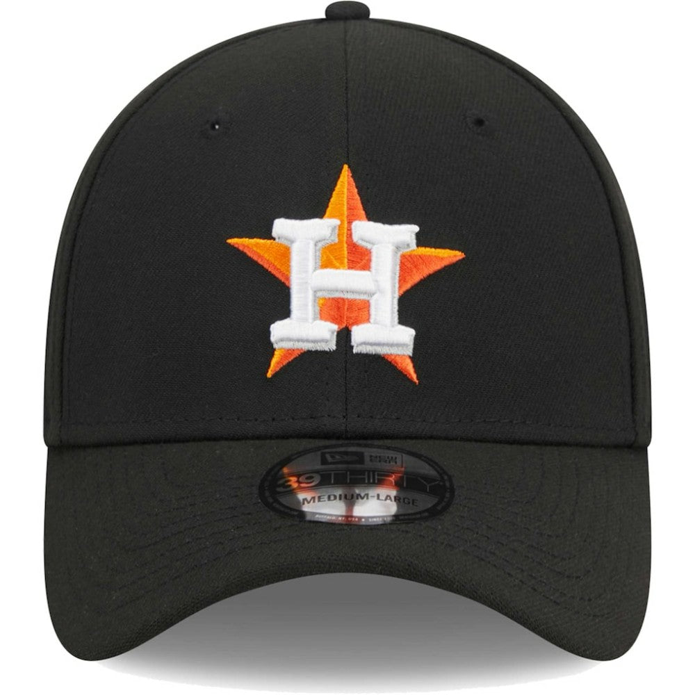 Houston Astros Logo 39THIRTY Flex Hat Black