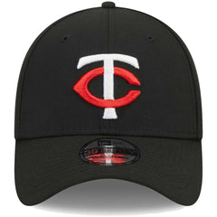 Minnesota Twins Logo 39THIRTY Flex Hat Black