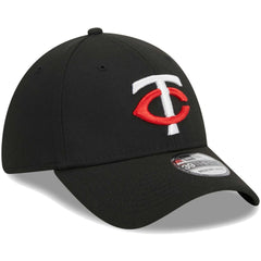 Minnesota Twins Logo 39THIRTY Flex Hat Black