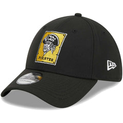 Pittsburgh Pirates Logo 39THIRTY Flex Hat Black