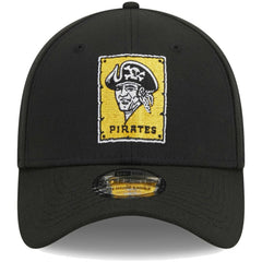 Pittsburgh Pirates Logo 39THIRTY Flex Hat Black
