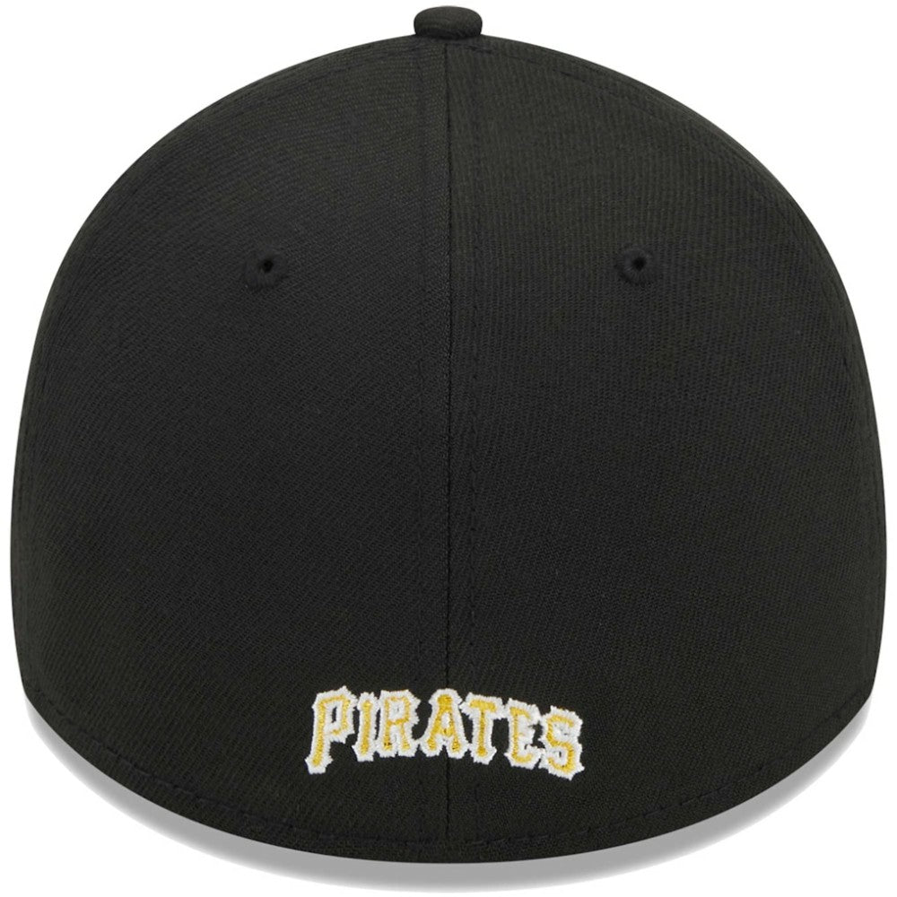Pittsburgh Pirates Logo 39THIRTY Flex Hat Black