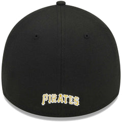 Pittsburgh Pirates Logo 39THIRTY Flex Hat Black