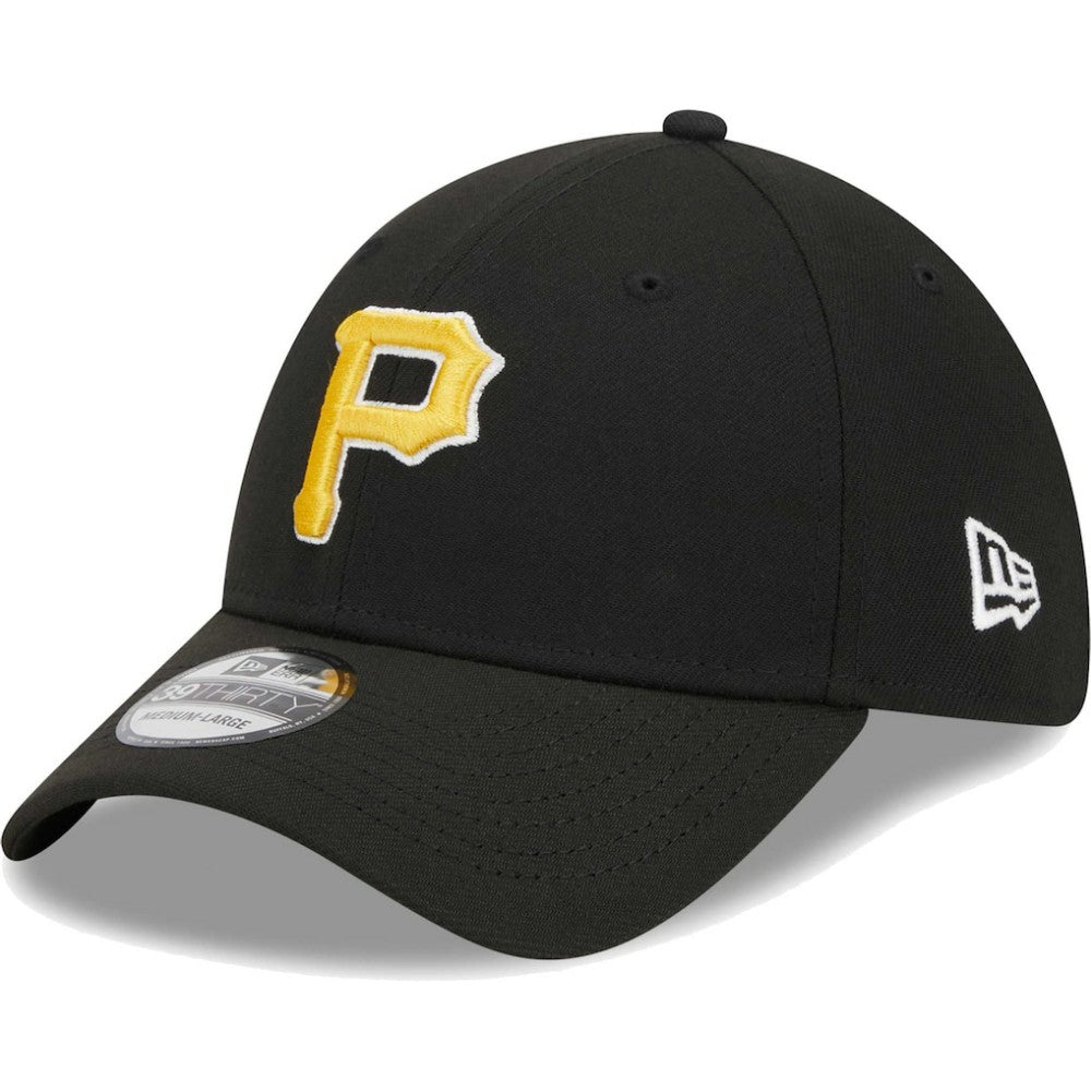 Pittsburgh Pirates Logo 39THIRTY Flex Hat Black