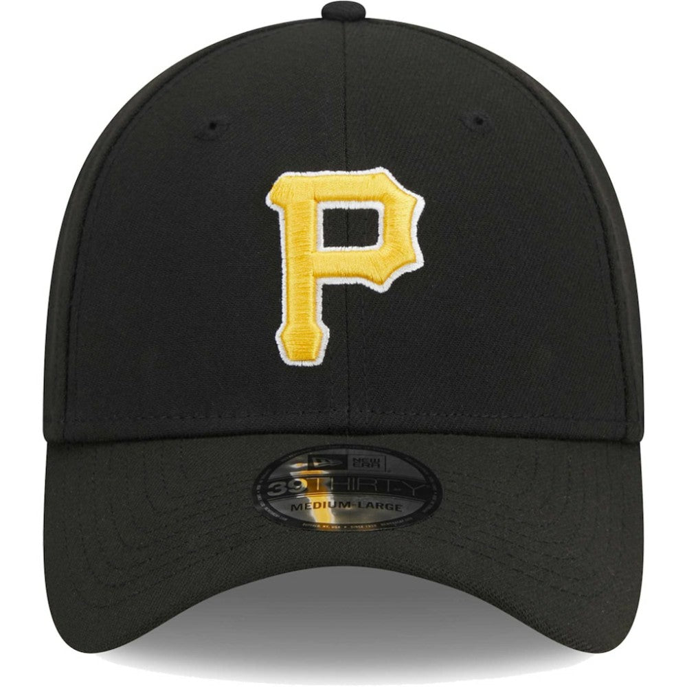 Pittsburgh Pirates Logo 39THIRTY Flex Hat Black
