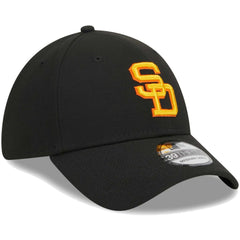 San Diego Padres Logo 39THIRTY Flex Hat Black