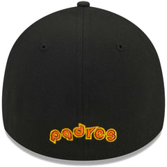 San Diego Padres Logo 39THIRTY Flex Hat Black