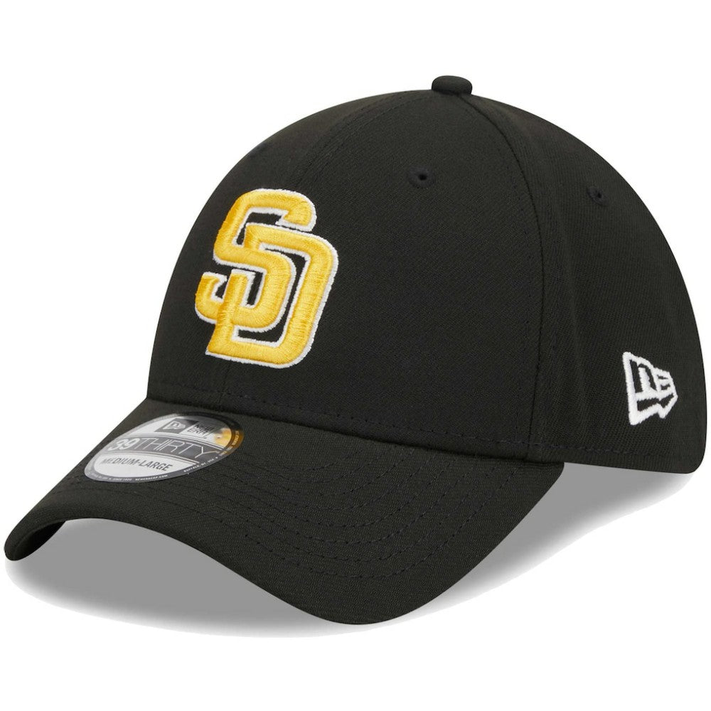 San Diego Padres Logo 39THIRTY Flex Hat Black