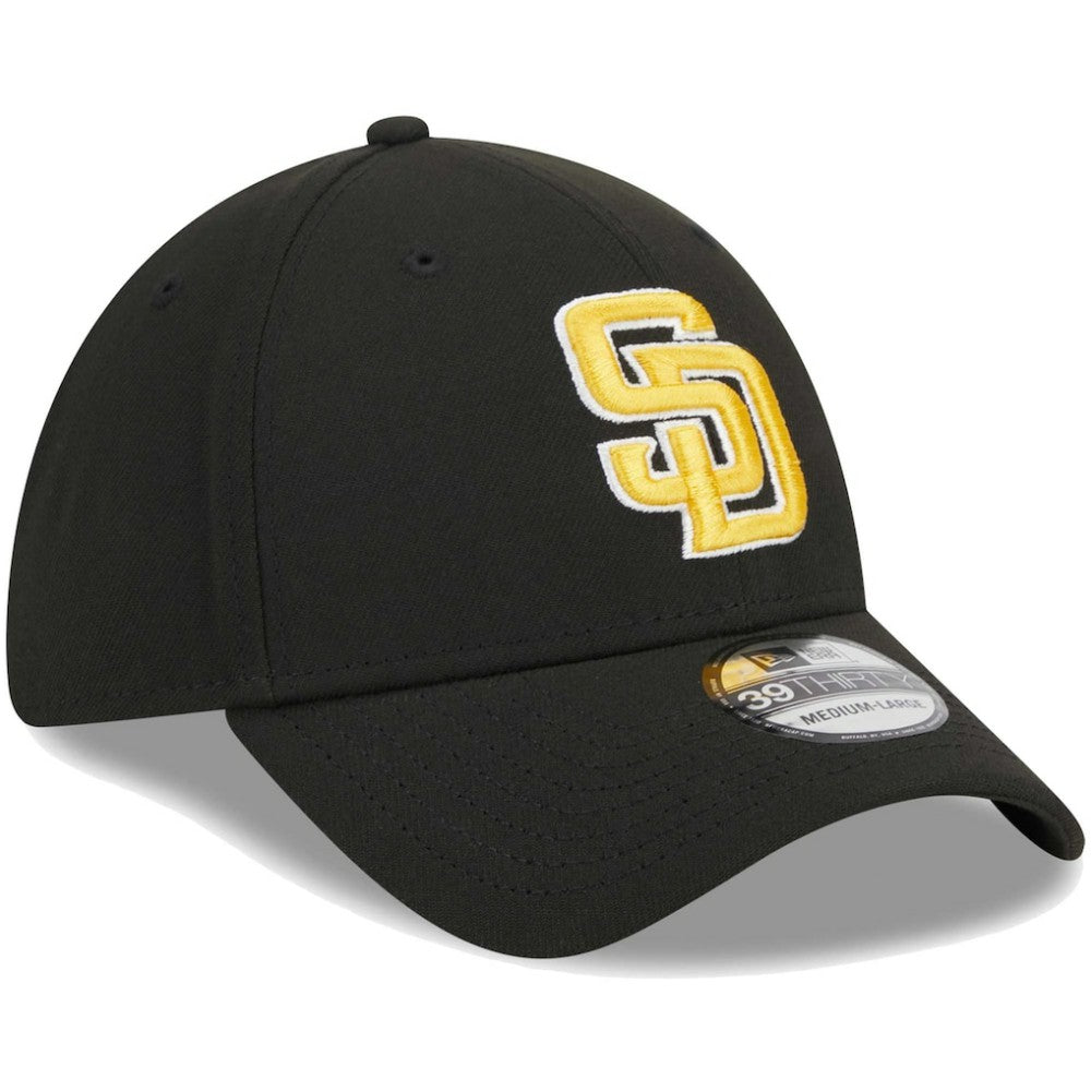 San Diego Padres Logo 39THIRTY Flex Hat Black
