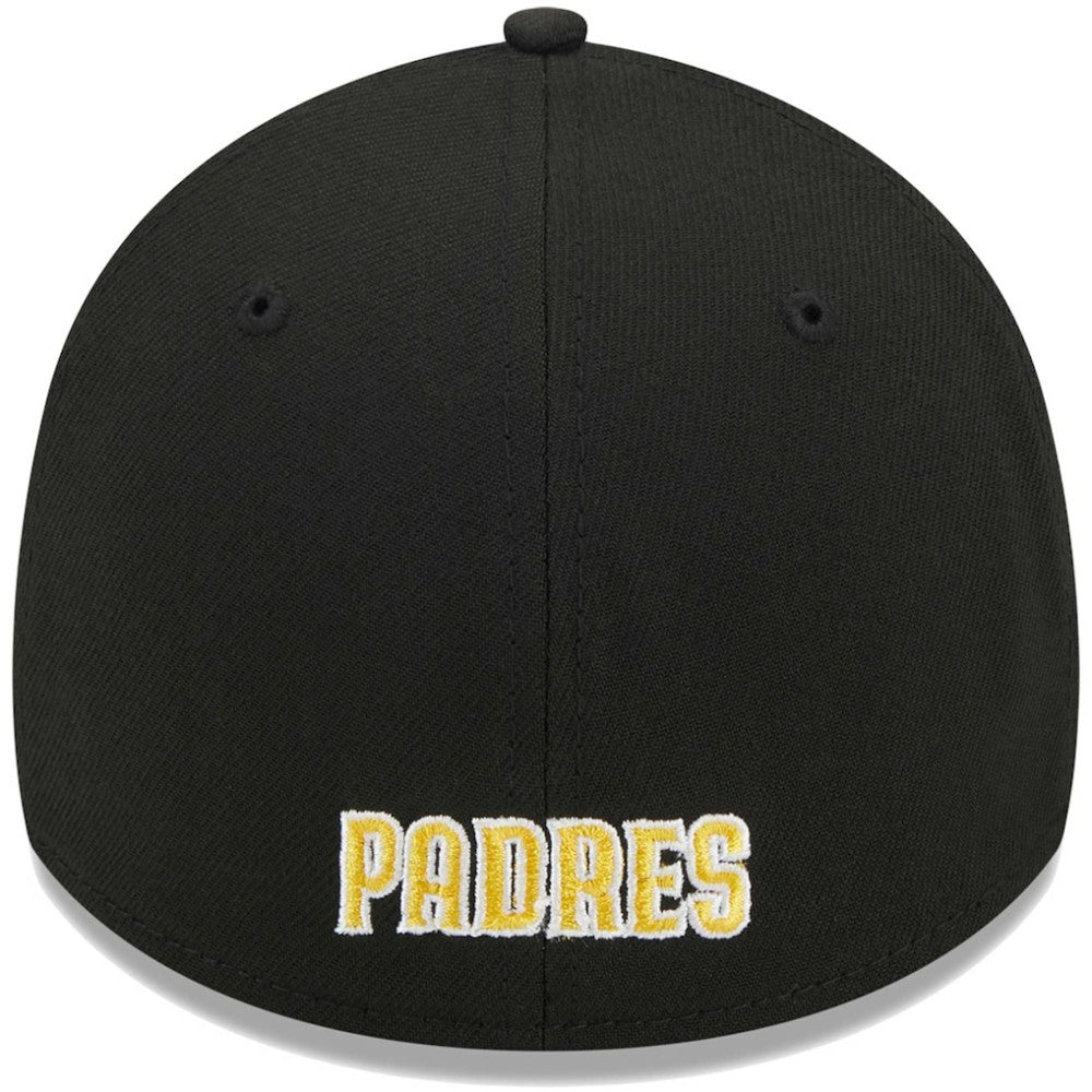 San Diego Padres Logo 39THIRTY Flex Hat Black