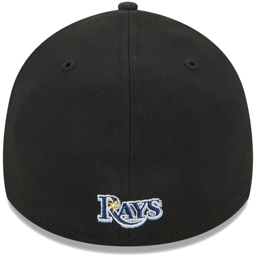 Tampa Bay Rays Logo 39THIRTY Flex Hat Black