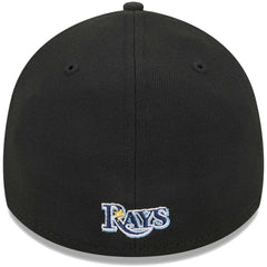 Tampa Bay Rays Logo 39THIRTY Flex Hat Black