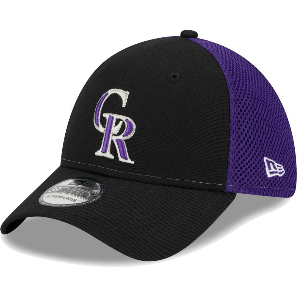 Colorado Rockies Team Neo 39THIRTY Flex Hat Black