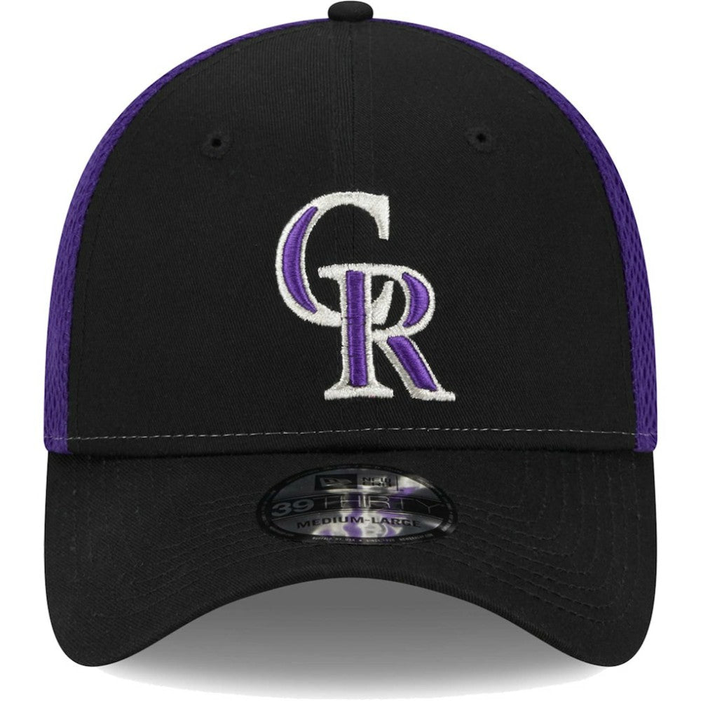 Colorado Rockies Team Neo 39THIRTY Flex Hat Black