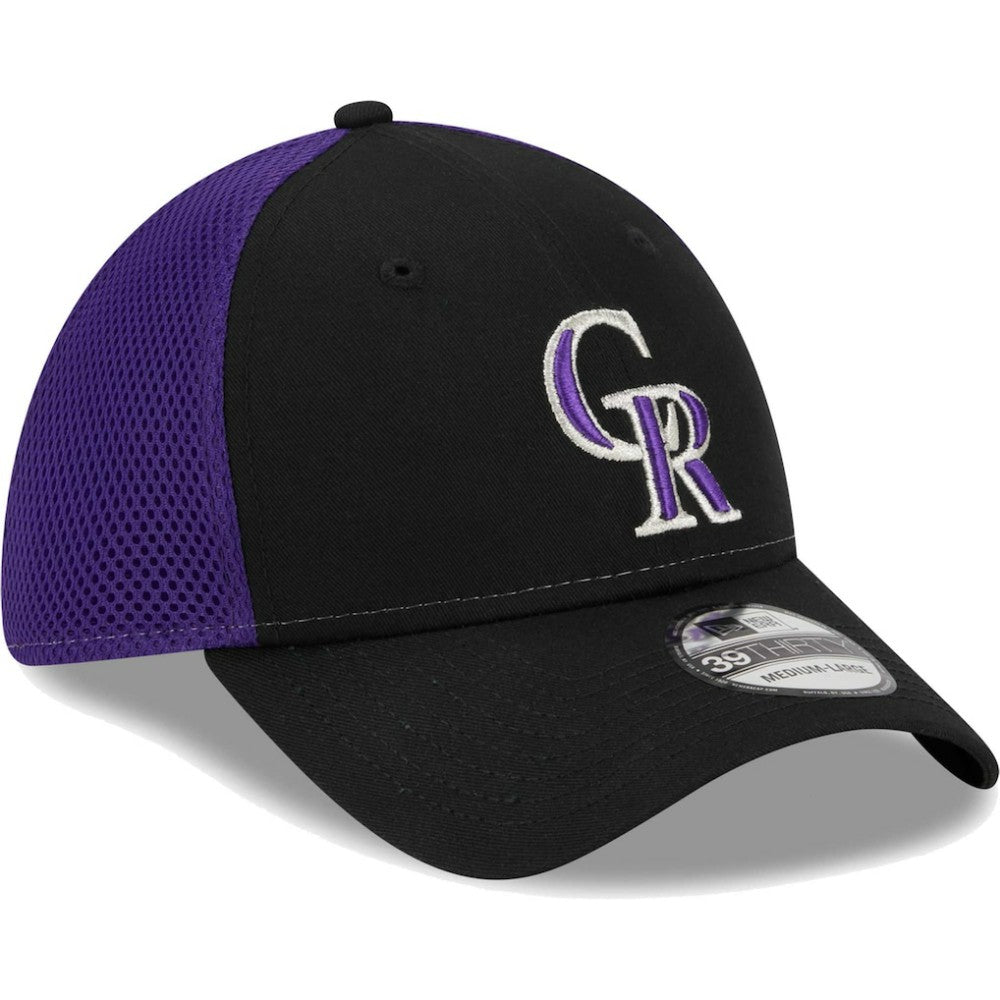 Colorado Rockies Team Neo 39THIRTY Flex Hat Black
