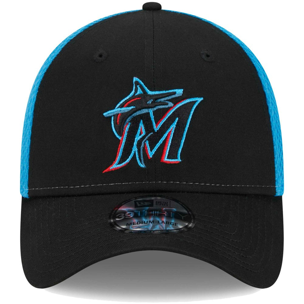 Miami Marlins Team Neo 39THIRTY Flex Hat Black