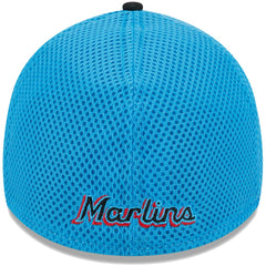 Miami Marlins Team Neo 39THIRTY Flex Hat Black