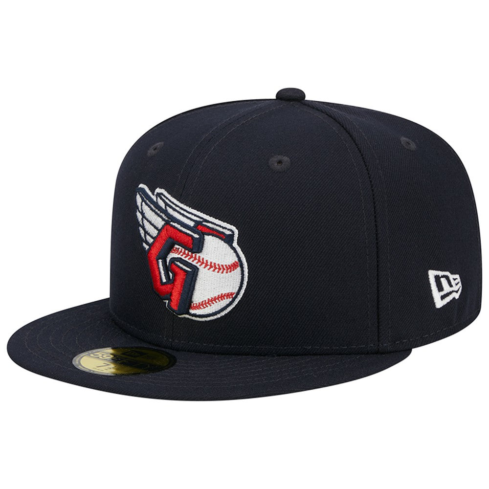 Cleveland Guardians Primary Logo 2019 MLB All-Star Game Team Color 59FIFTY Fitted Hat Navy