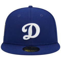 Los Angeles Dodgers Alternate Logo 2020 World Series Team Color 59FIFTY Fitted Hat Royal