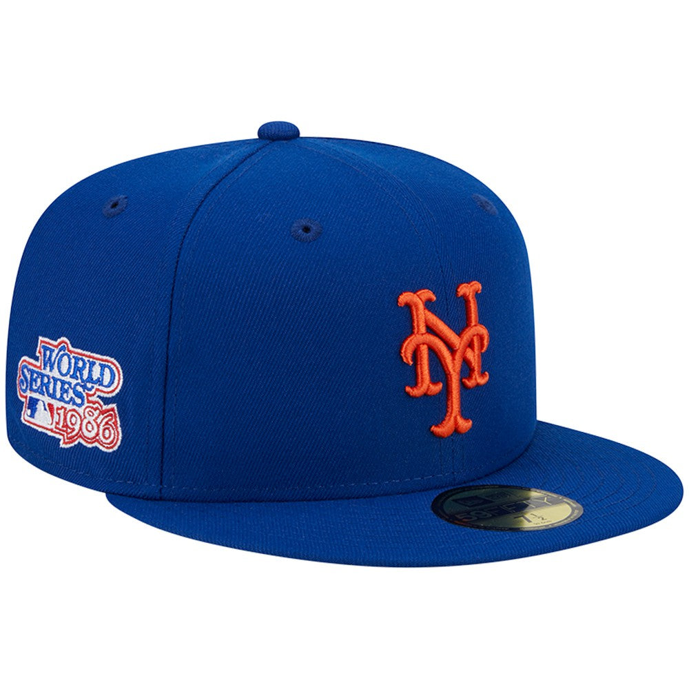 New York Mets  1986 World Series Team Color 59FIFTY Fitted Hat Royal