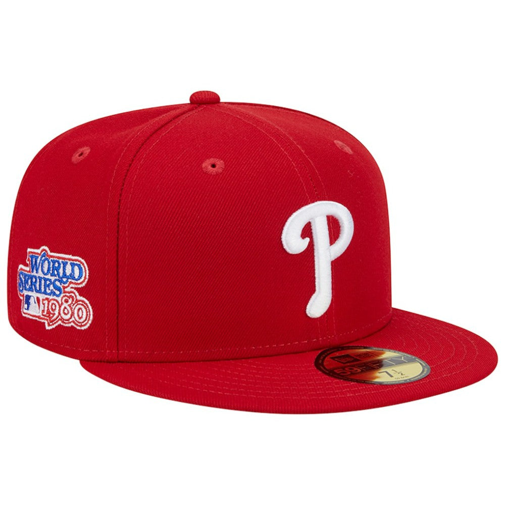 Philadelphia Phillies  1980 World Series Team Color 59FIFTY Fitted Hat Red