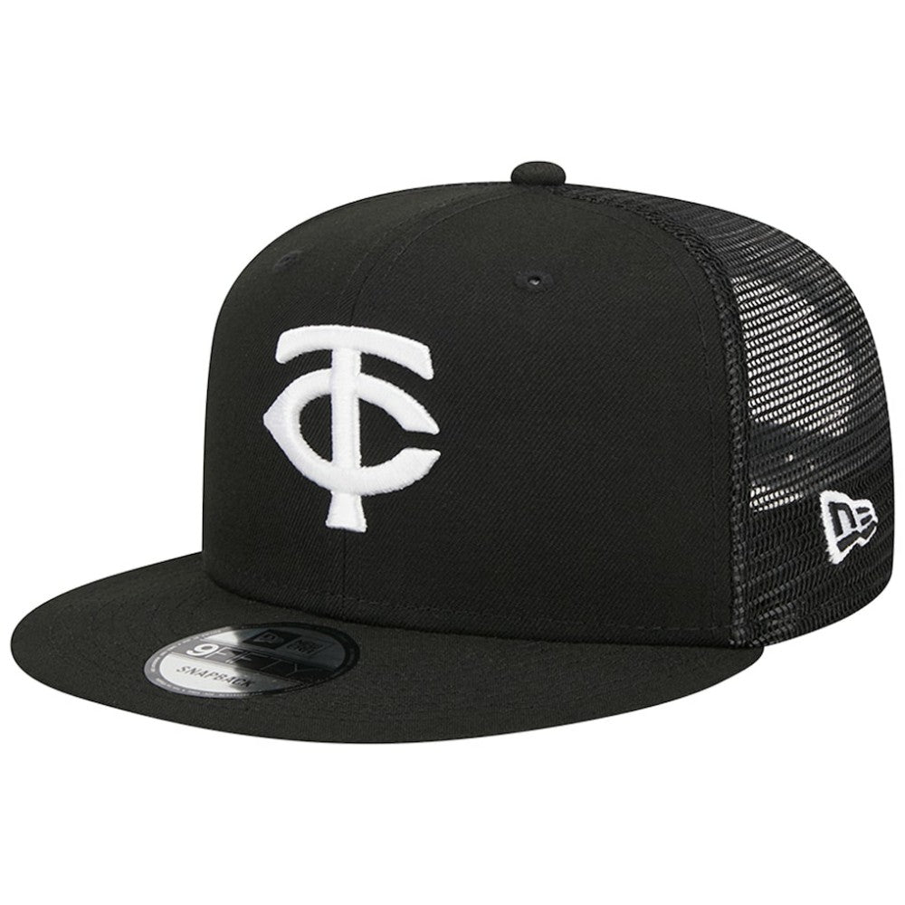 Minnesota Twins Trucker 9FIFTY Snapback Hat Black