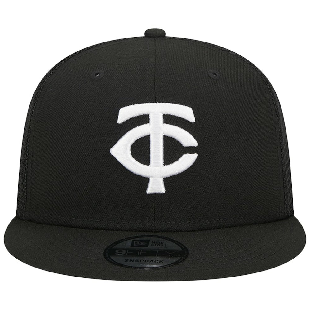Minnesota Twins Trucker 9FIFTY Snapback Hat Black