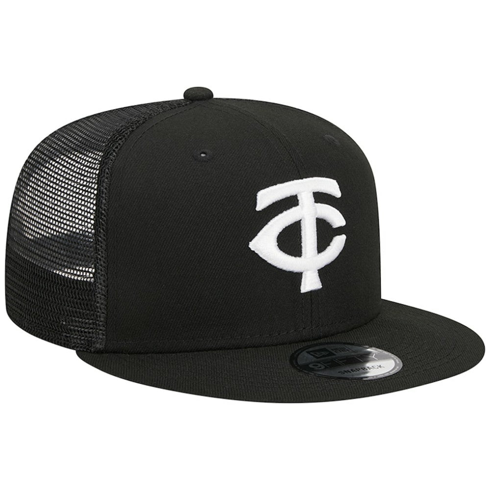 Minnesota Twins Trucker 9FIFTY Snapback Hat Black