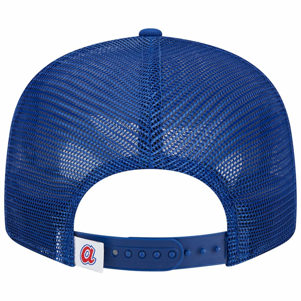 Atlanta Braves Cooperstown Collection Team Color Trucker 9FIFTY Snapback Hat Royal