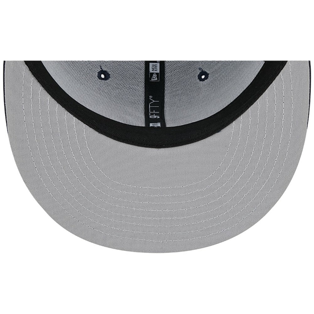 Atlanta Braves Team Color Trucker 9FIFTY Snapback Hat Navy