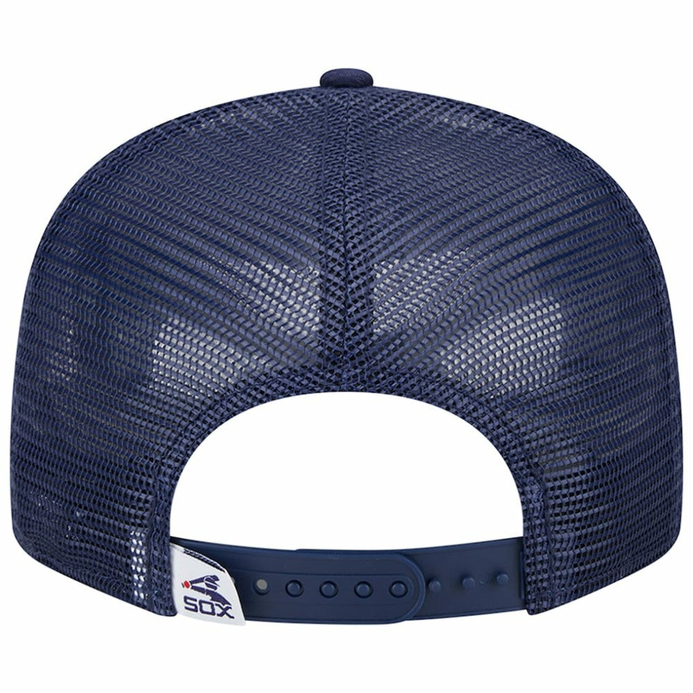 Chicago White Sox Cooperstown Collection Team Color Trucker 9FIFTY Snapback Hat Navy