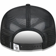 Colorado Rockies Team Color Trucker 9FIFTY Snapback Hat Black
