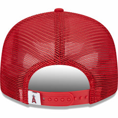 Los Angeles Angels Team Color Trucker 9FIFTY Snapback Hat Red