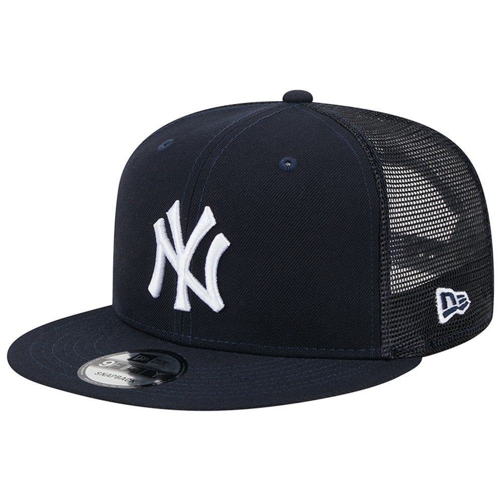 New York Yankees Team Color Trucker 9FIFTY Snapback Hat Navy