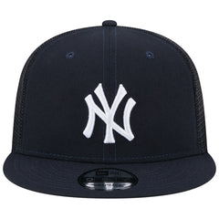 New York Yankees Team Color Trucker 9FIFTY Snapback Hat Navy