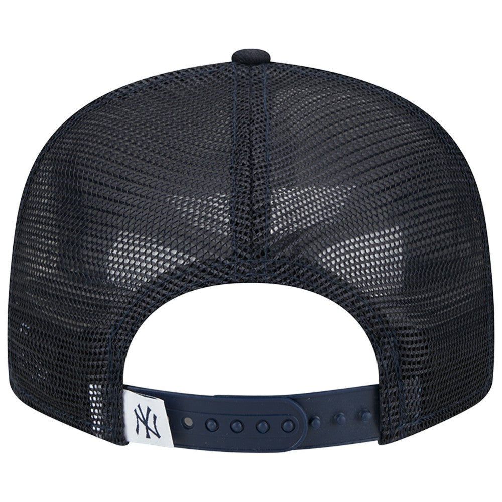 New York Yankees Team Color Trucker 9FIFTY Snapback Hat Navy