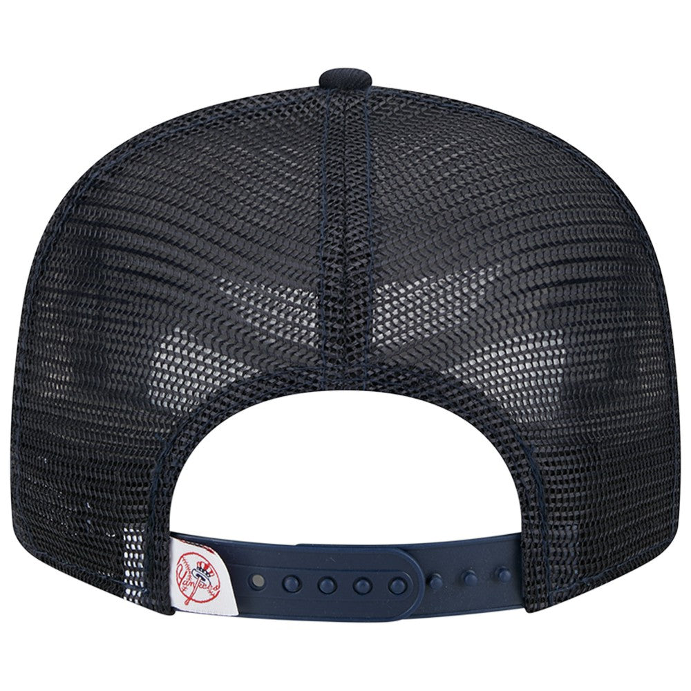 New York Yankees Team Color Trucker 9FIFTY Snapback Hat Navy