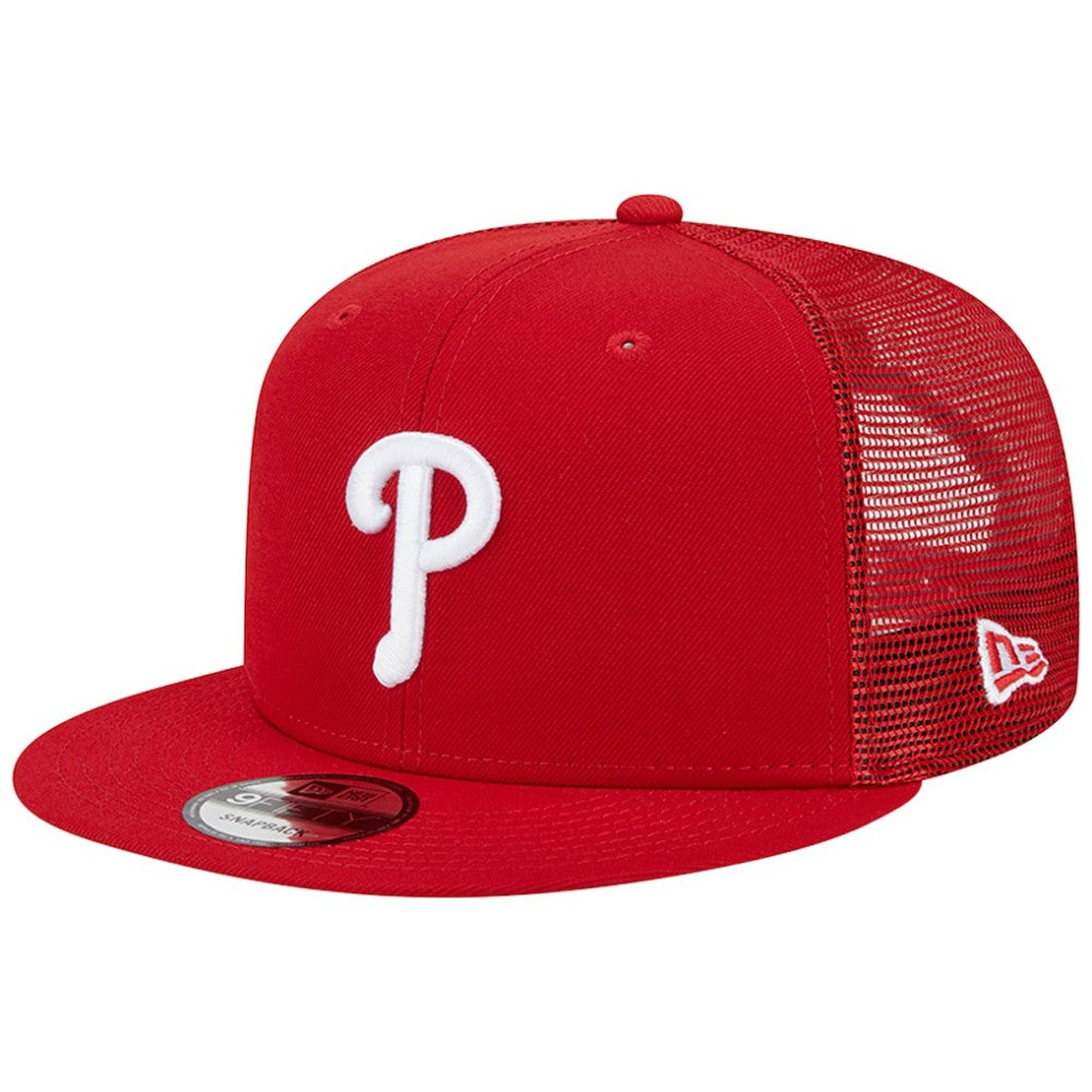 Philadelphia Phillies Team Color Trucker 9FIFTY Snapback Hat Red