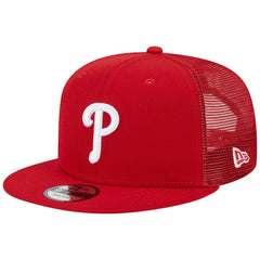 Philadelphia Phillies Team Color Trucker 9FIFTY Snapback Hat Red