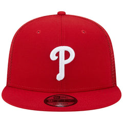 Philadelphia Phillies Team Color Trucker 9FIFTY Snapback Hat Red